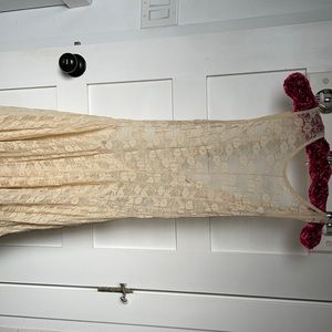 Free People Cream Lace Dress
